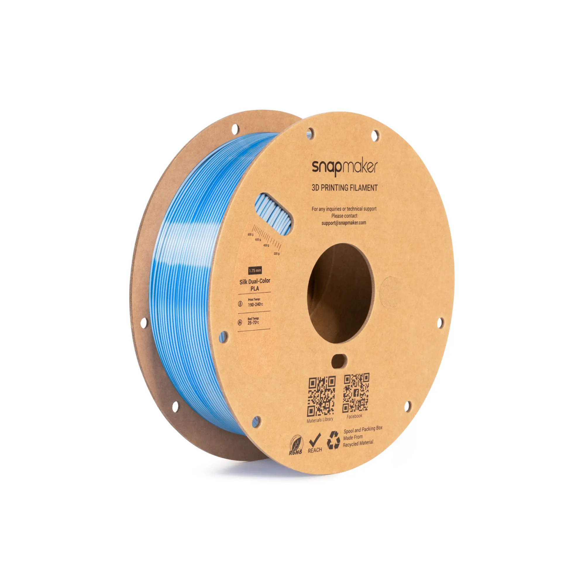 Silk Dual-Color PLA Filament (RFID) - 1kg - Image 11