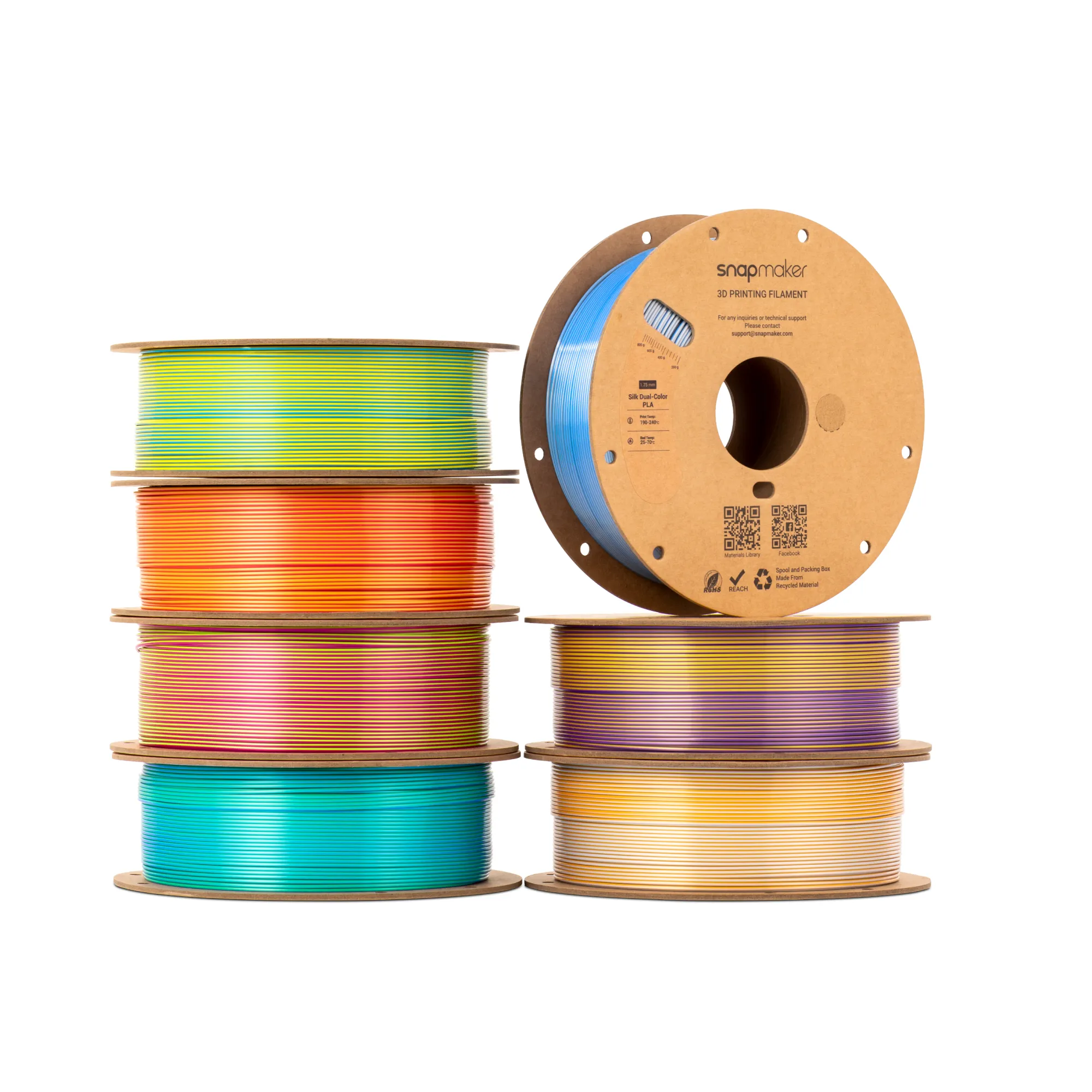 Silk Dual-Color PLA Filament (RFID) - 1kg - Image 35