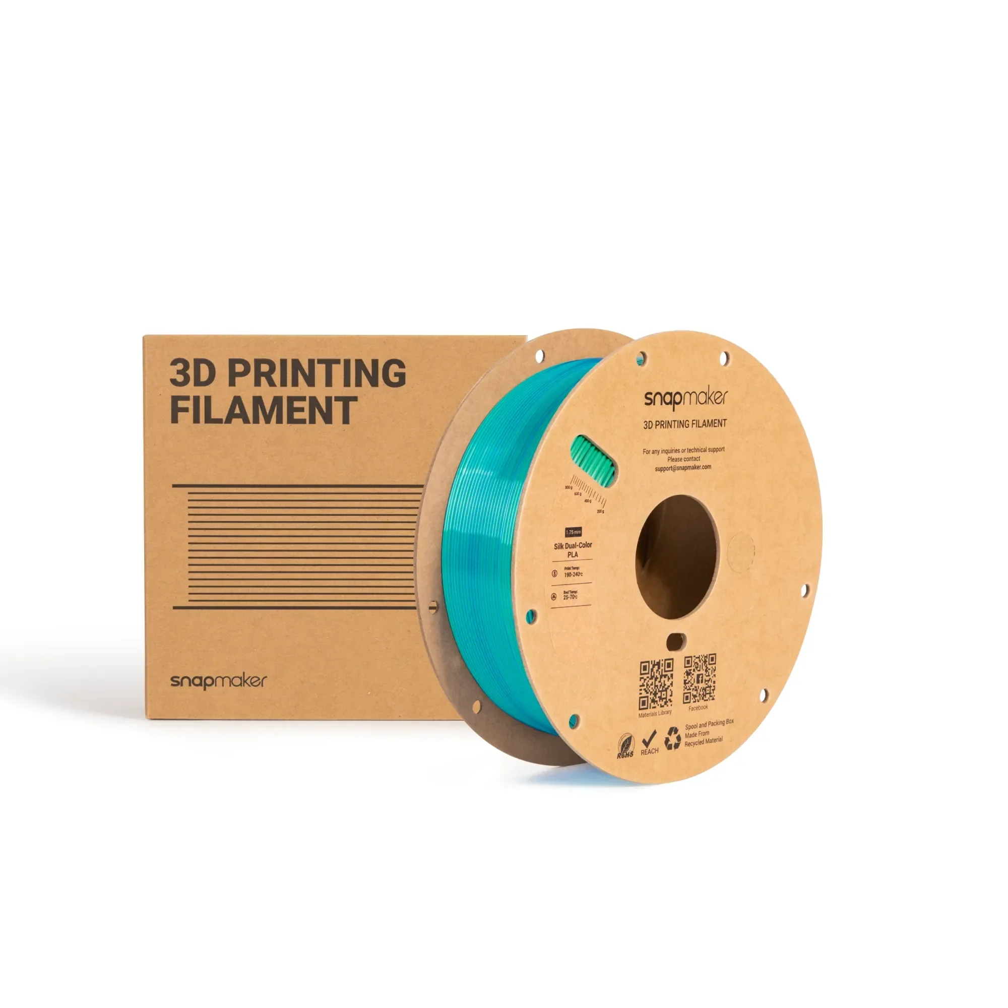 Silk Dual-Color PLA Filament (RFID) - 1kg - Image 9