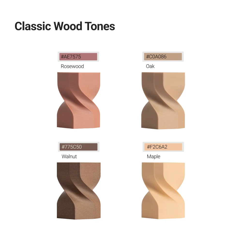 Wood PLA Filament (RFID) - 1kg - Image 2